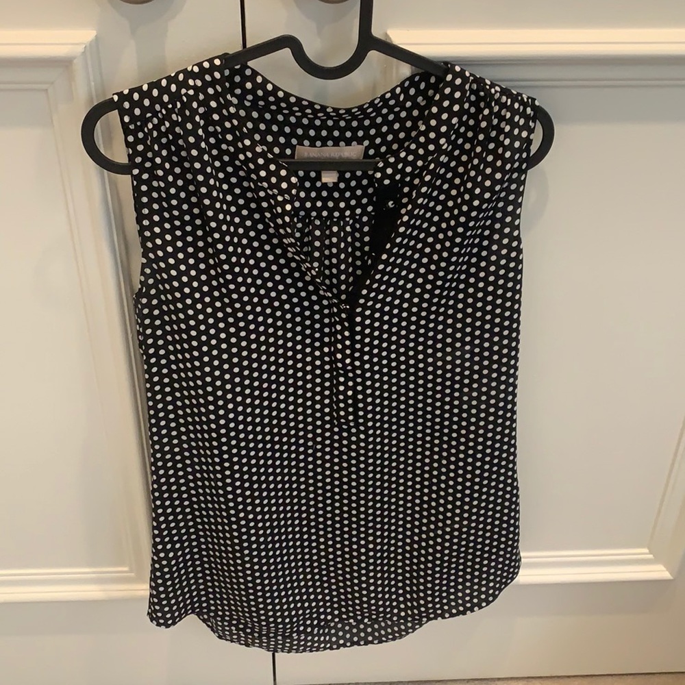 Polka dot blouse